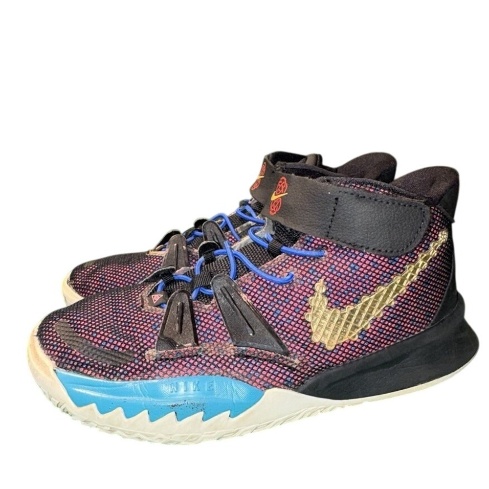 Nike Kyrie 7 CNY Chinese New Year Kid Basketball Shoes Black Multi CW3240-001 3Y